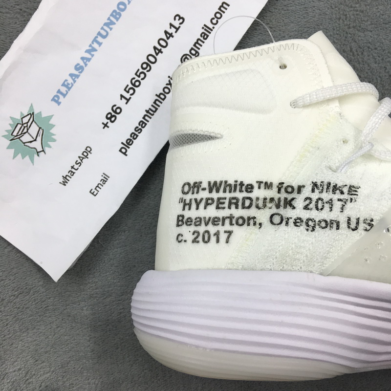 Authentic OFF-WHITE x Nike Hyperdunk 2017 GS